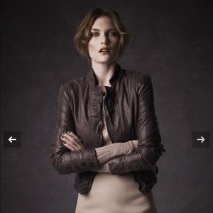 NWT Muubaa Leather Jacket - size 8 (fits more like a 6).